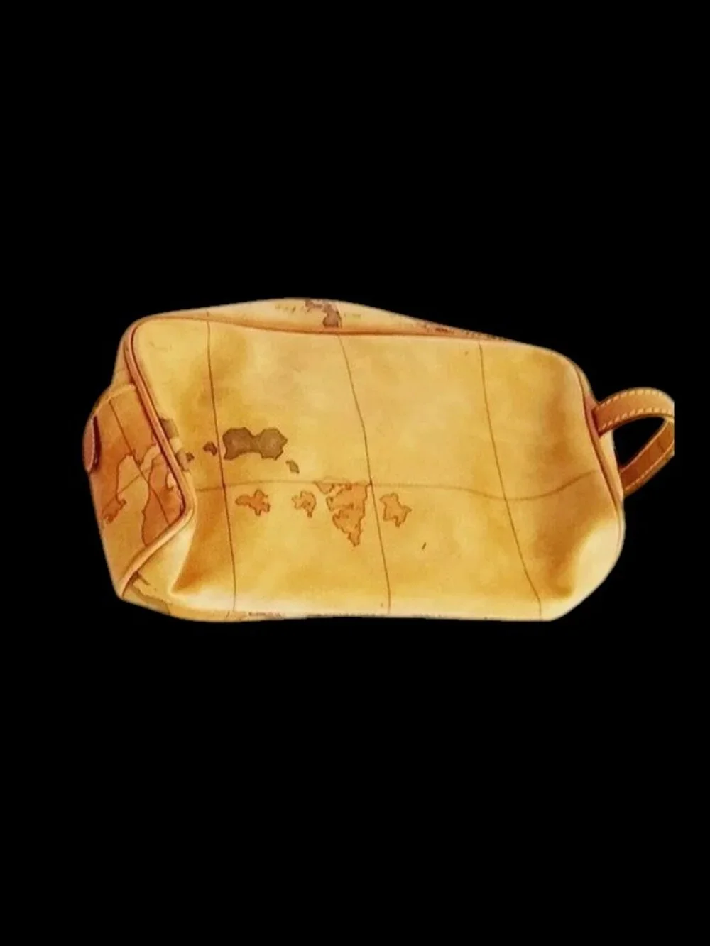 Alviero Martini Classe Geo Classic Bag Iconic Map Print Toiletry-Made in Italy
